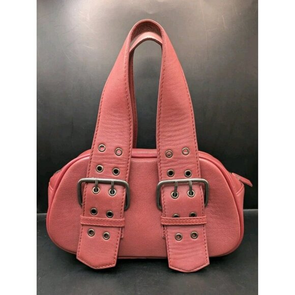 Free People SAY YES BAG 100% Leather Buckle Handbag Bag in Oxblood Red NWOT - Picture 1 of 7